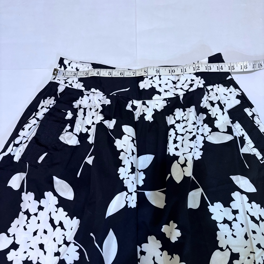 ❤️Cato Black and White Floral Mini Skirt - Picture 5 of 8